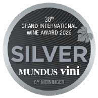 38th Grand International Wine Award 2026 Mundus Vini - Silver - by Meininger