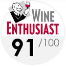 Wine Enthusiast 2026 - 91 punti su 100